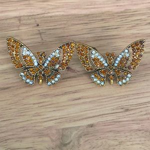 Vintage Sassy Jones Butterfly Studs
